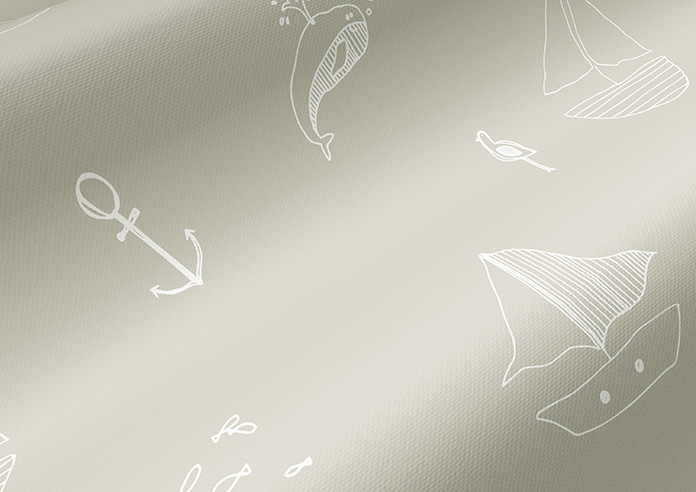 Seaside Sailing, Boat Brown - Twist&Fit Roller Blind - Image 4
